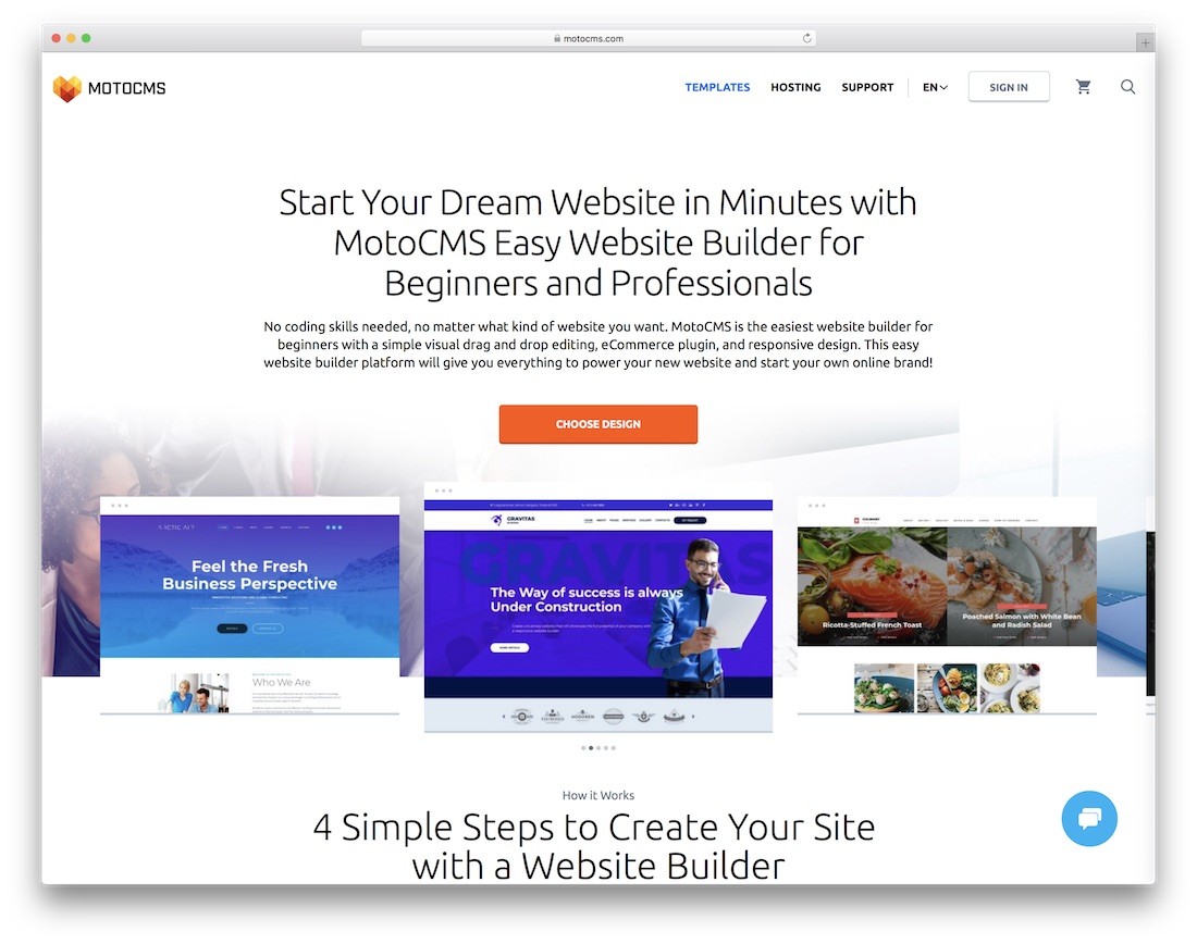 constructor de magazine online motocms
