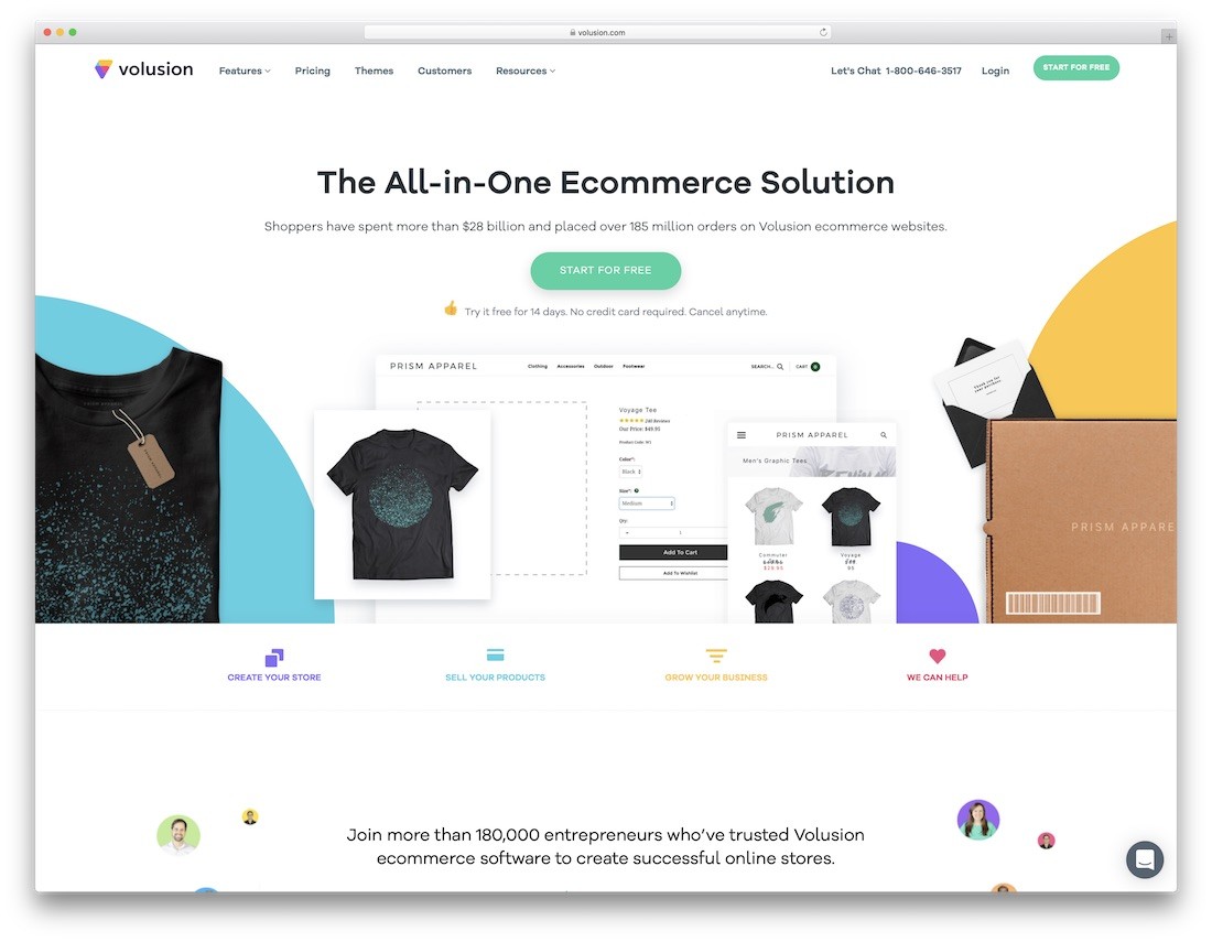 volusion cel mai bun constructor de magazine online
