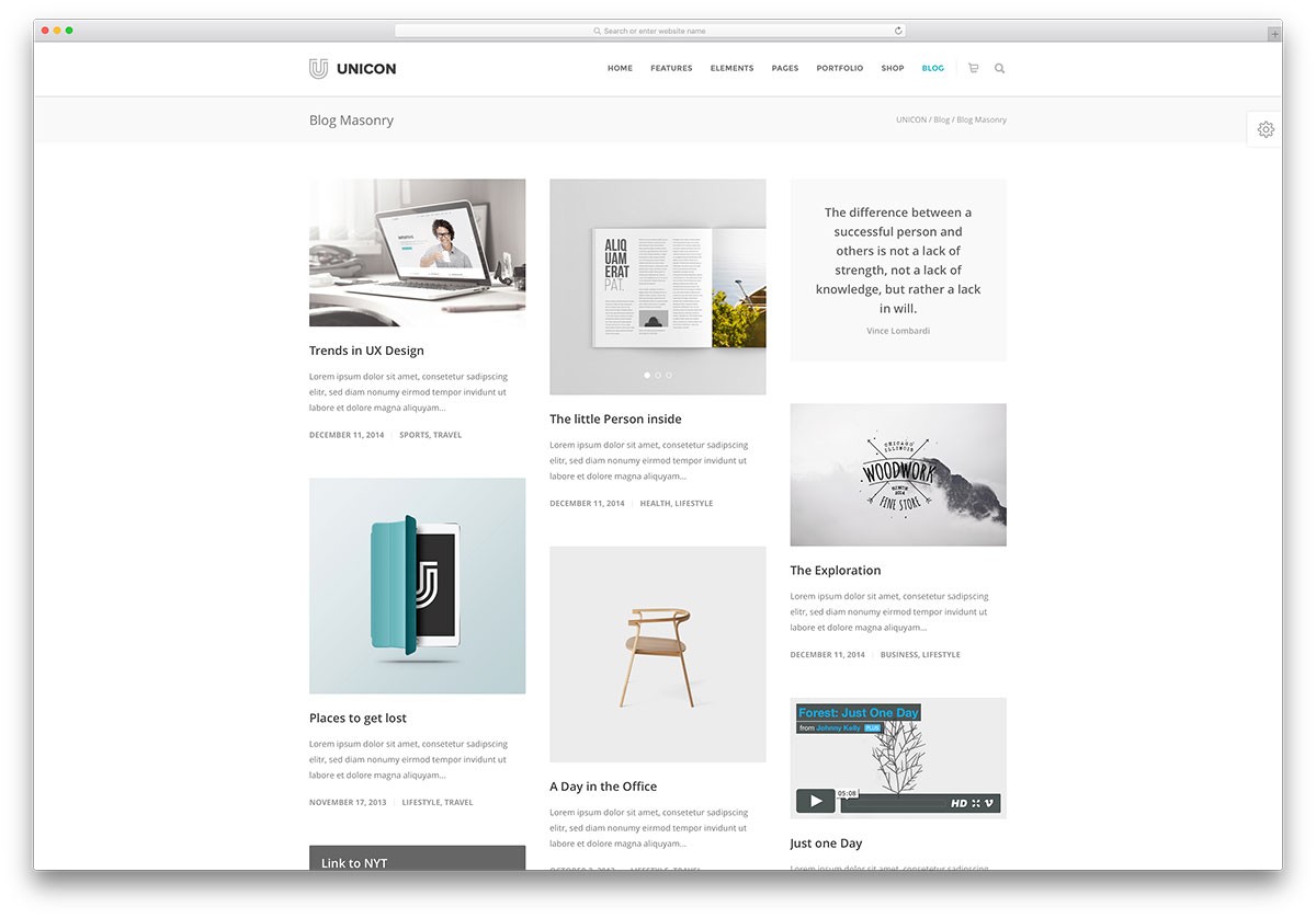 tema-blog-unicon-simple-corporate