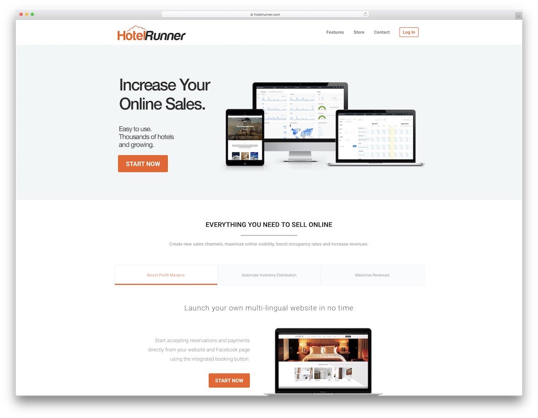 hotelrunner 酒店網站建設者