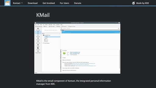 KMailのホームページ