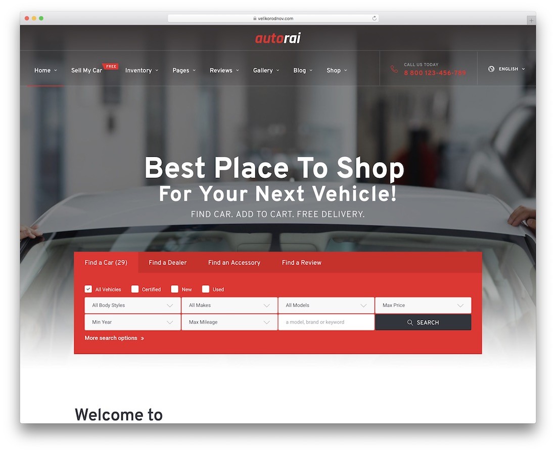 tema wordpress avtorai revendedor de carros