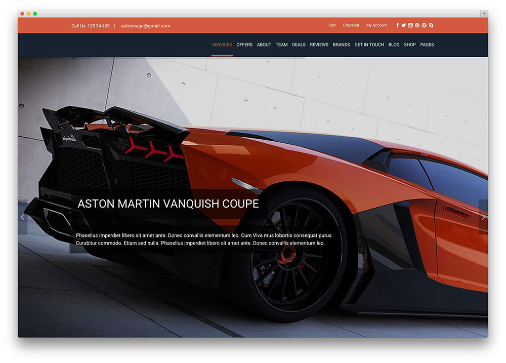 tema wordpress de bootstrap de imagem automática
