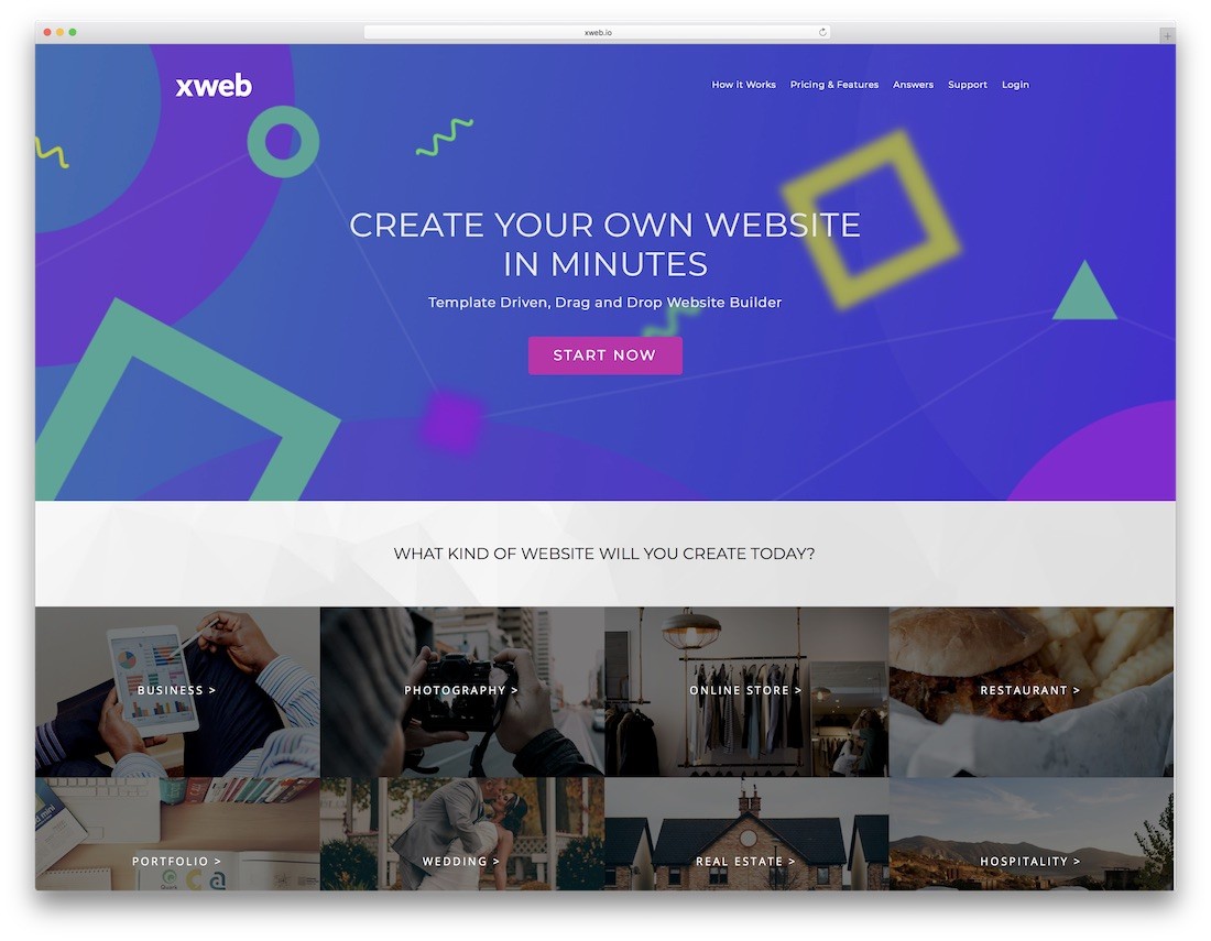 xweb бесплатный конструктор сайтов с перетаскиванием