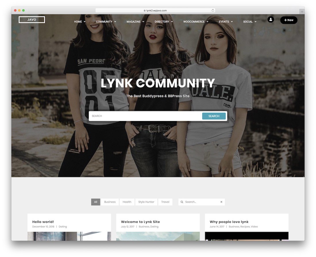 lynk บัดดี้เพรส เวิร์ดเพรส ธีม