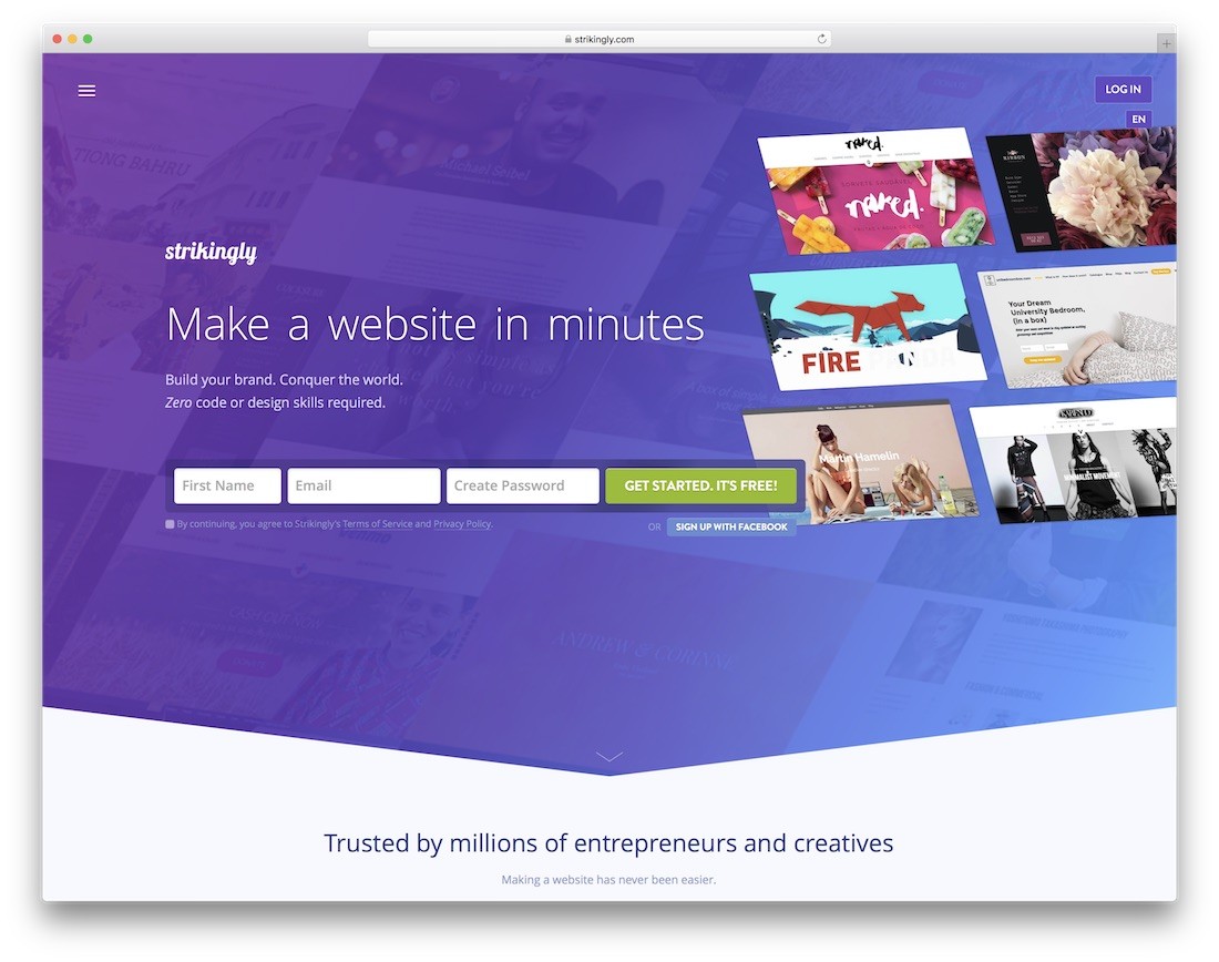 surprinzător, constructor de site-uri web pentru o companie de construcții