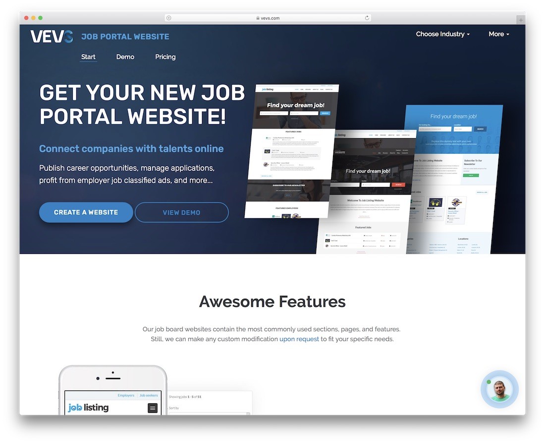 vevs 目录网站建设者