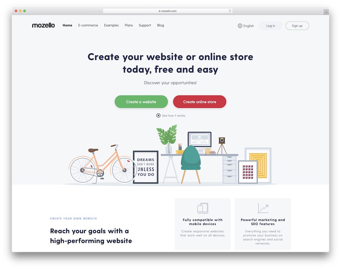 costruttore di siti Web per piccole imprese mozello