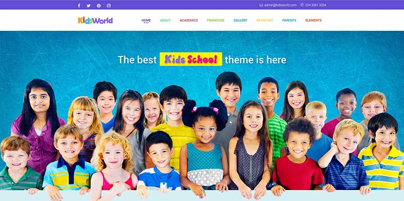 Kids World - 儿童，儿童 WordPress 主题