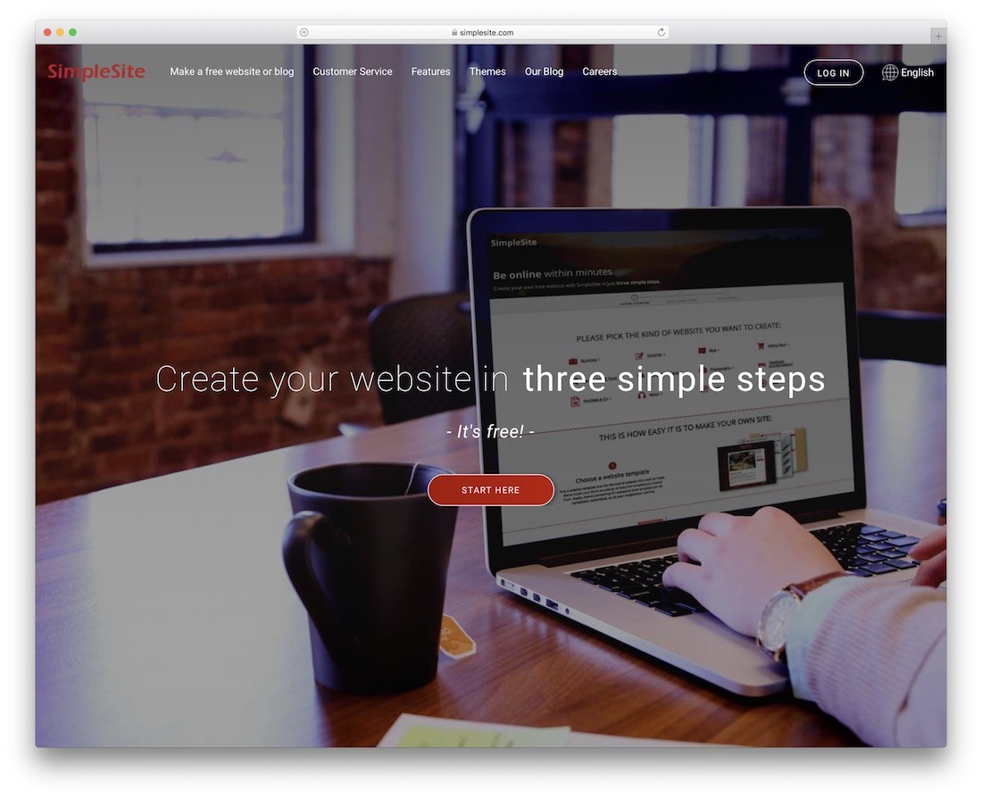 simplesite 在线商店构建器