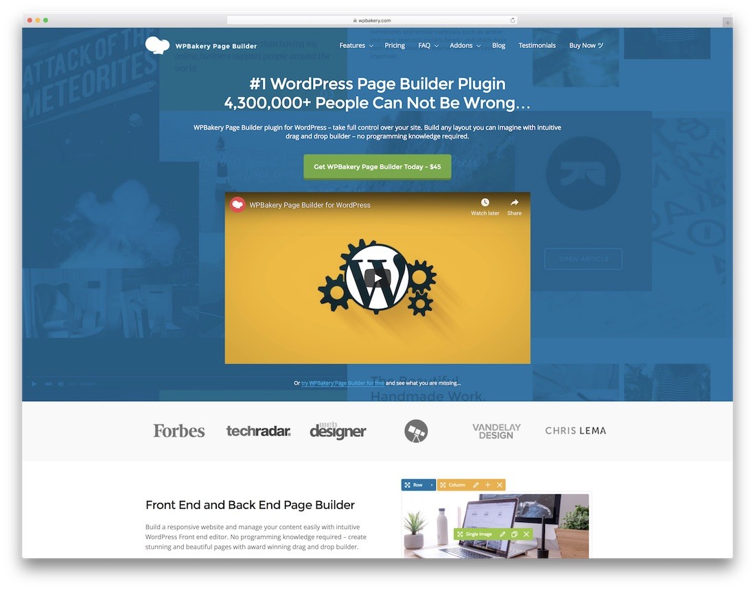 pembuat situs web pendidikan wpbakery