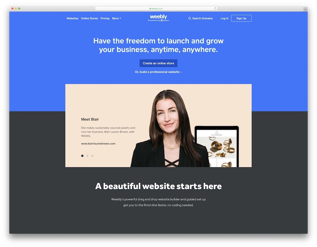 pembuat situs web pendidikan weebly