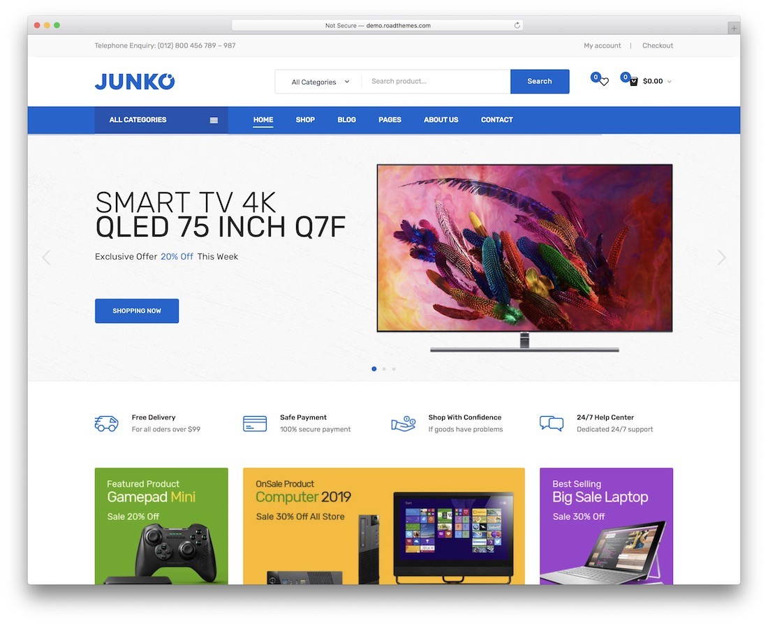 tema wordpress spazzatura