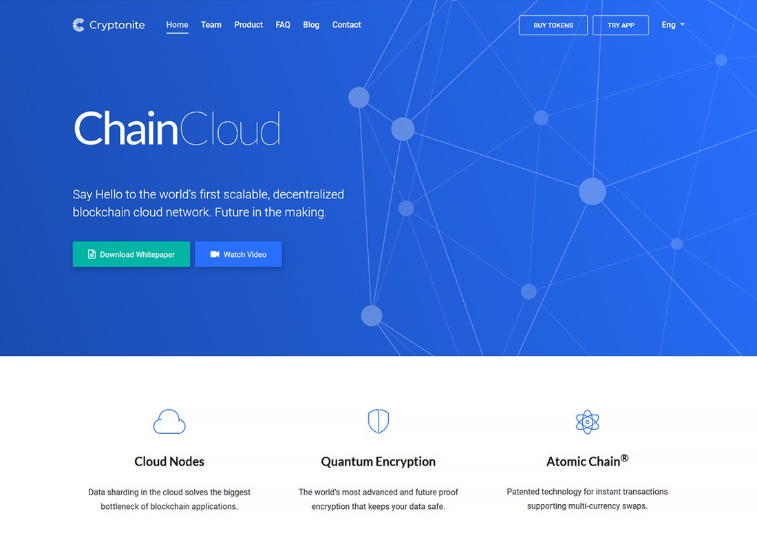 Cryptonite - 区块链和加密货币 WordPress 主题