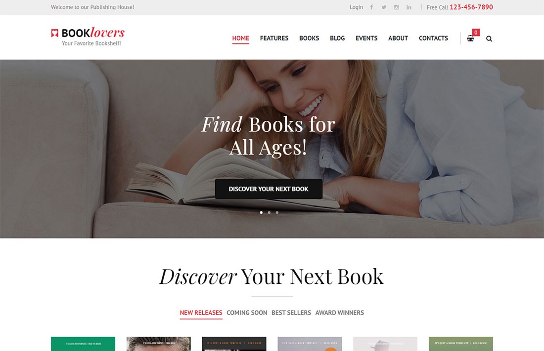 BookloversWordPressテーマ
