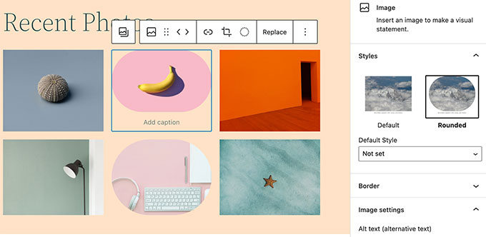 Blok Galeri yang dirubah di WordPress 5.9 Revamped Gallery block in WordPress 5.9