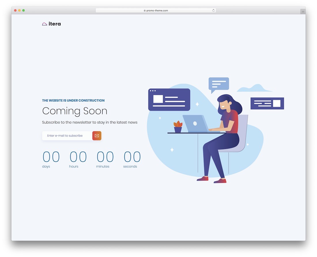 itera 即将推出 wordpress 主题