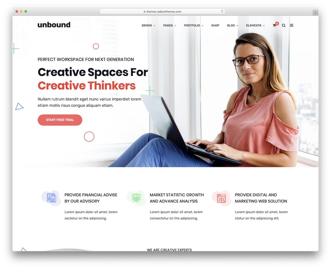 未绑定的 wpml 兼容的 wordpress 主题