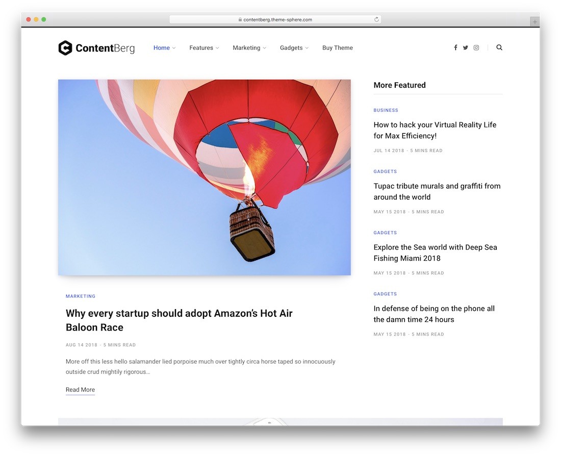 contenberg 博客 wpml 兼容 wordpress 主题
