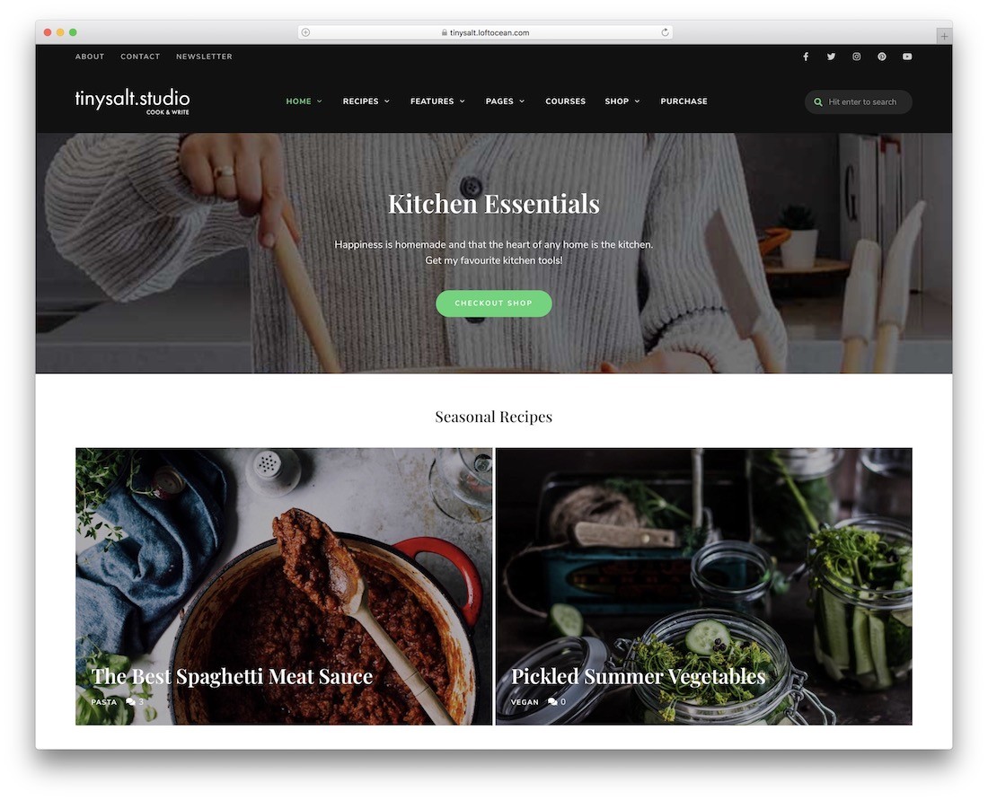 tinysalt 个人博客 wordpress 主题