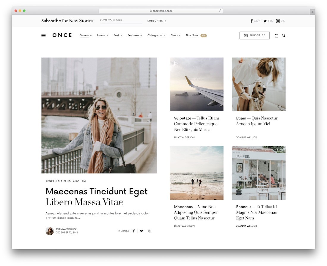 曾经的个人博客 wordpress 主题