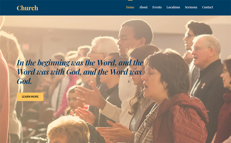 Ultra - Tema WordPress Gereja
