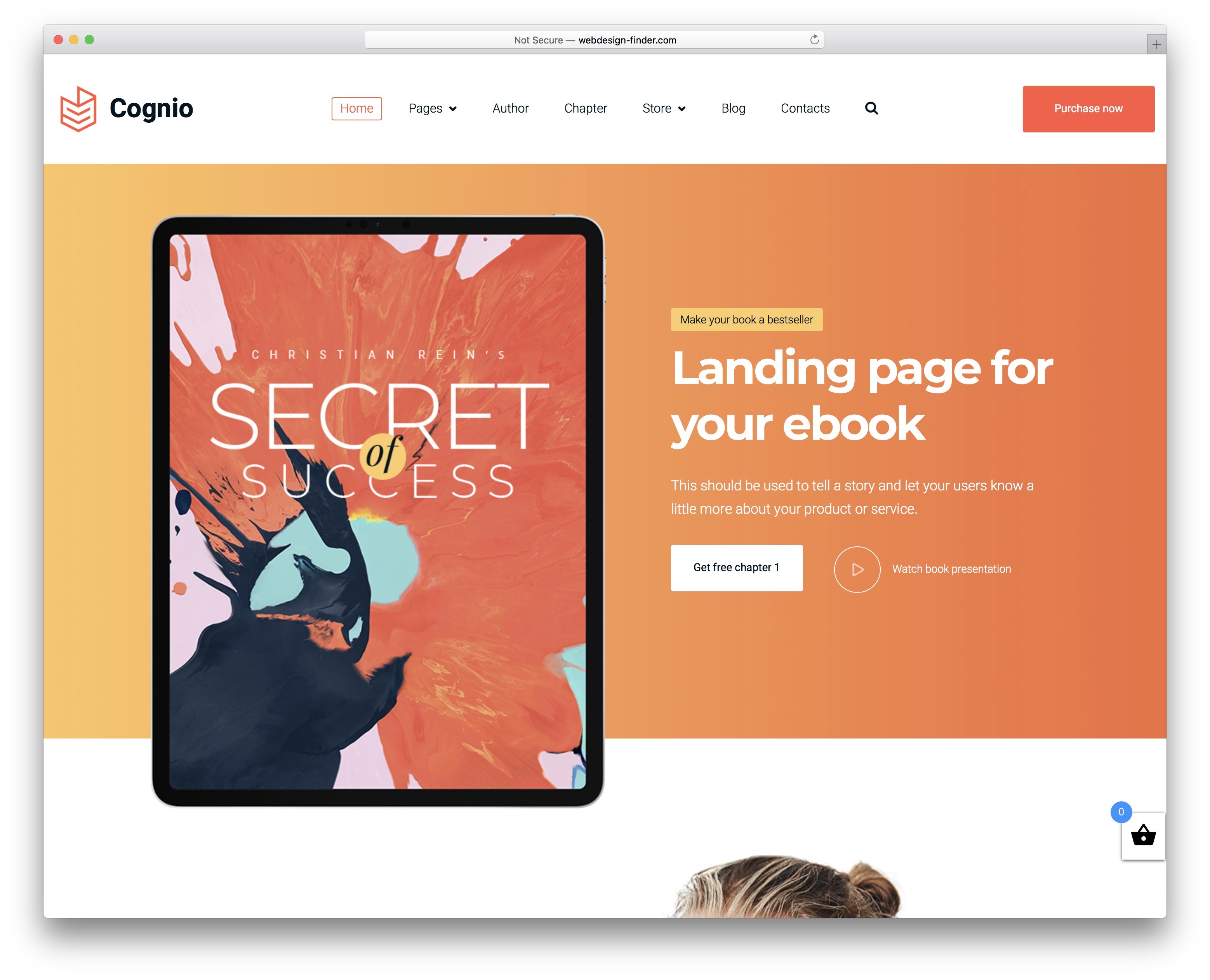 cognio 电子书 wordpress 主题