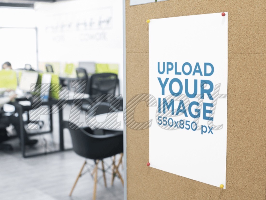 maket poster kantor