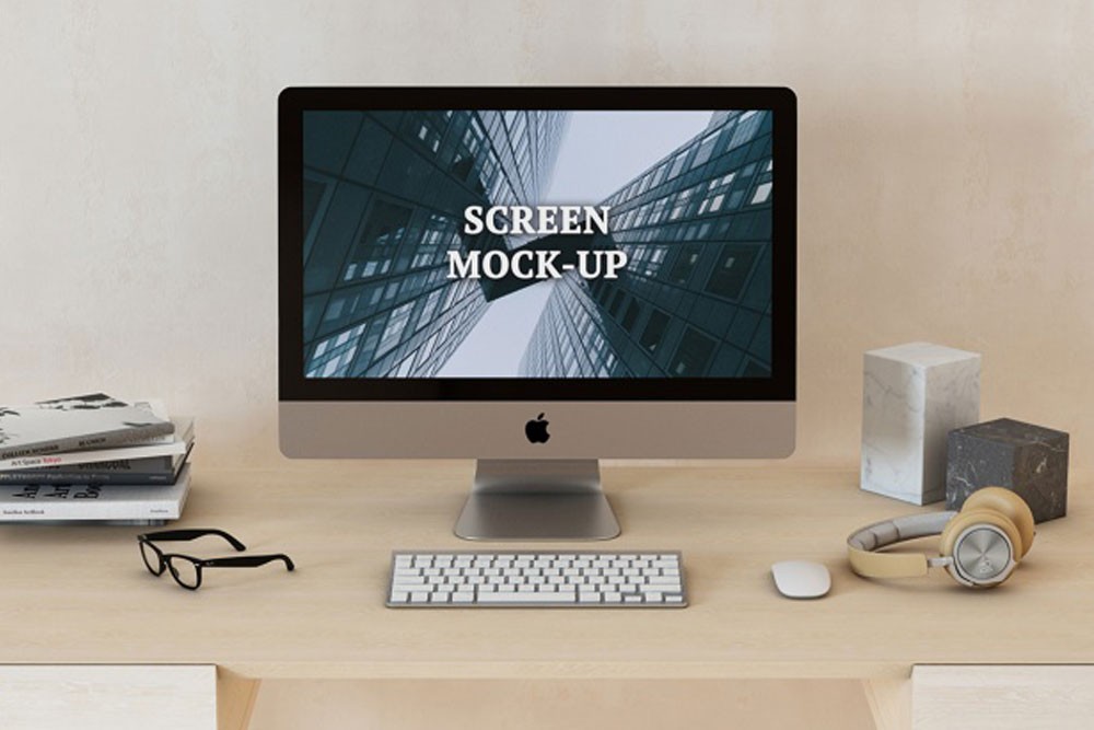 imacモックアップ無料psd