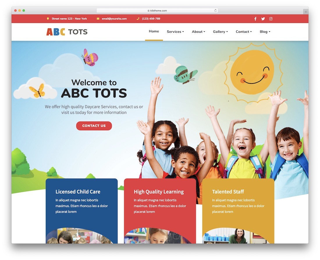 abctots幼稚園ワードプレスのテーマ