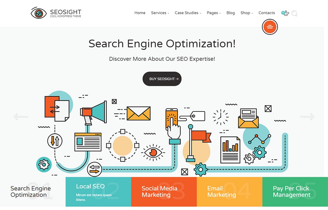Seosight SEO 대행사 WordPress 테마