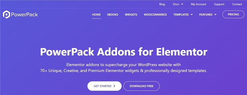 Widgets de blog Complementos do PowerPacke Elementor WordPress