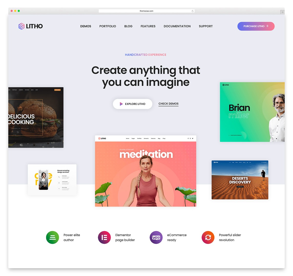litho 独特的 wordpress 主题