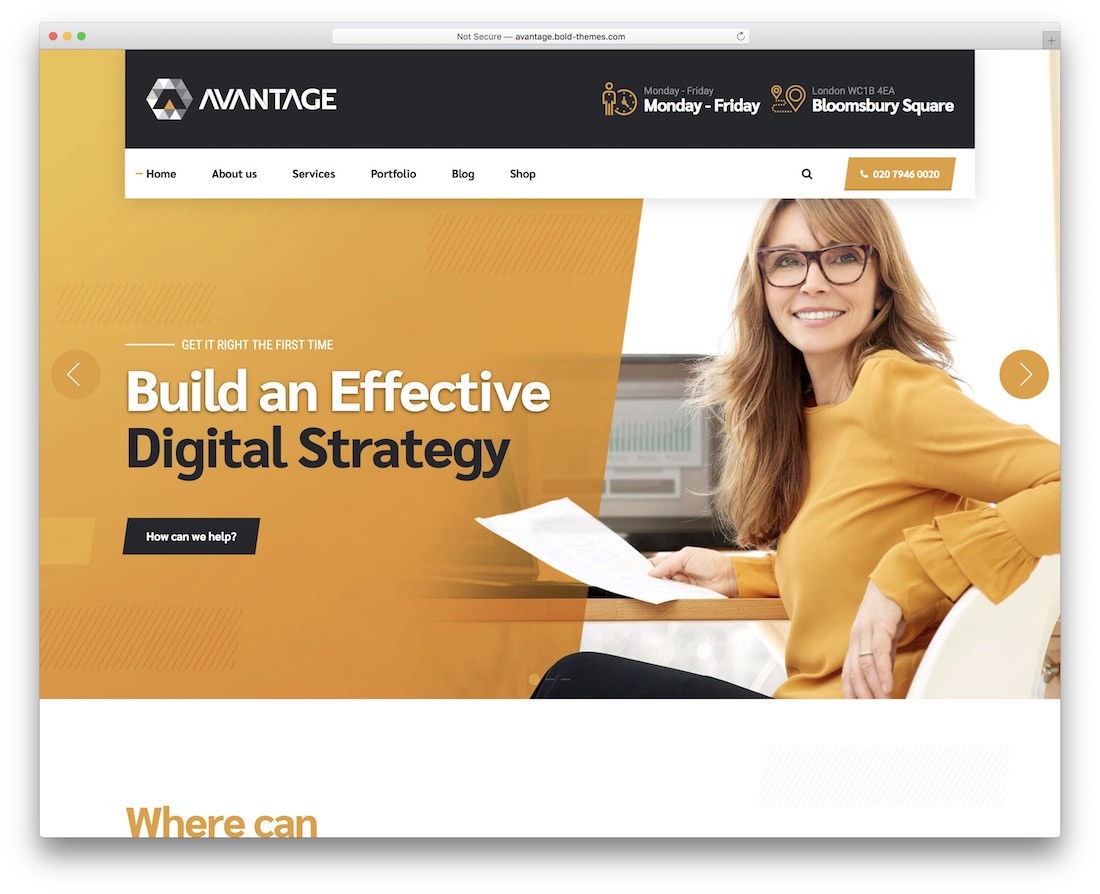 avantage 拖放 wordpress 主题
