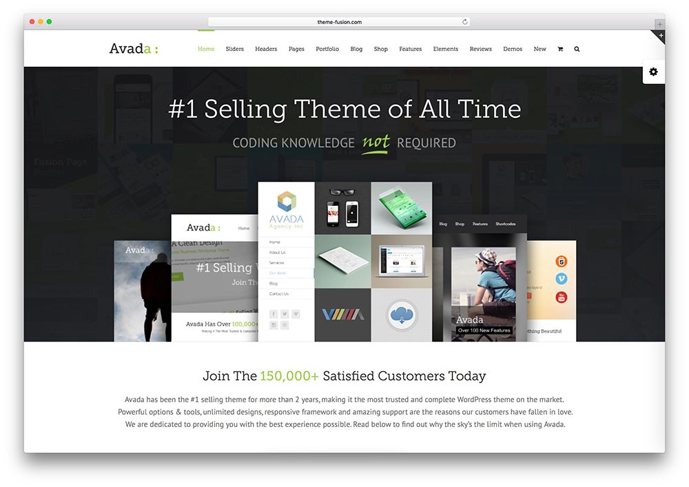 avada - 多用途登陆页面主题