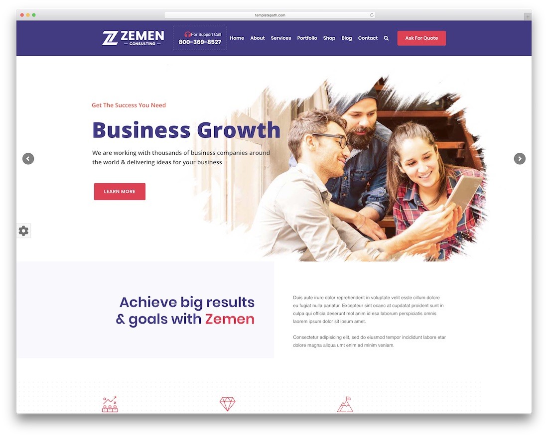zemen 拖放 wordpress 主题