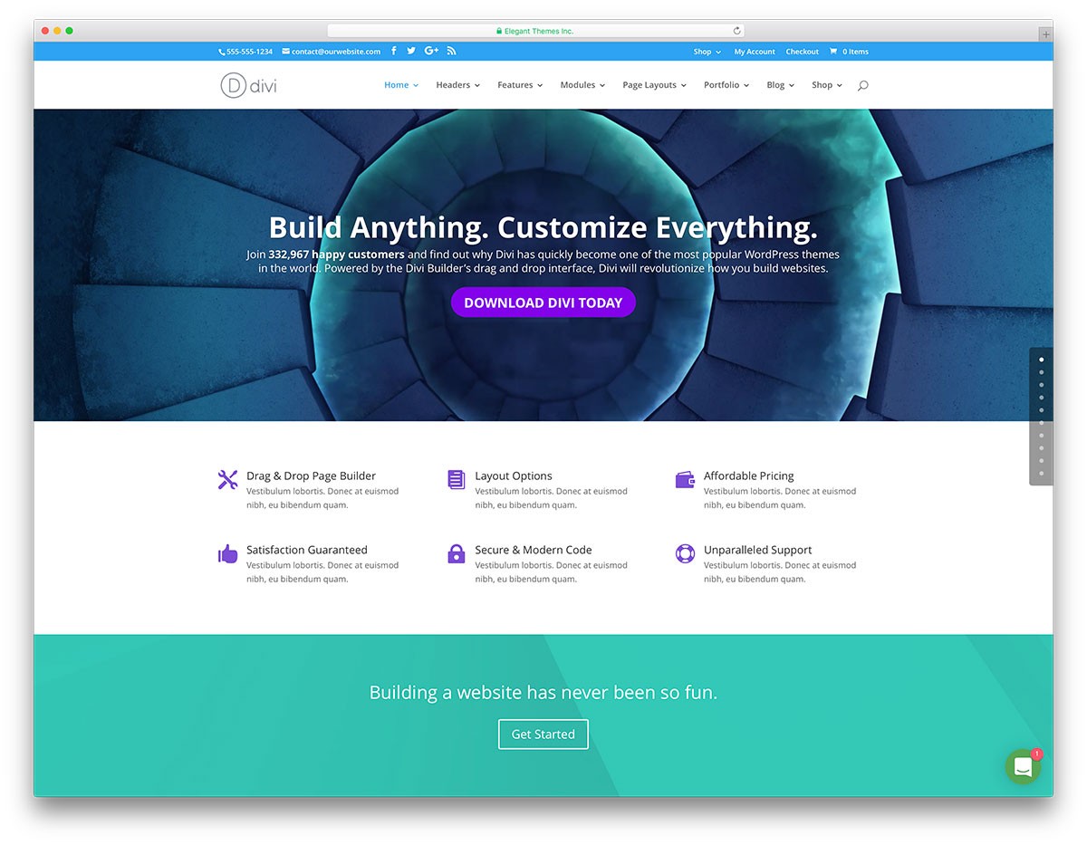 divi-customizable-wordpress-业务模板