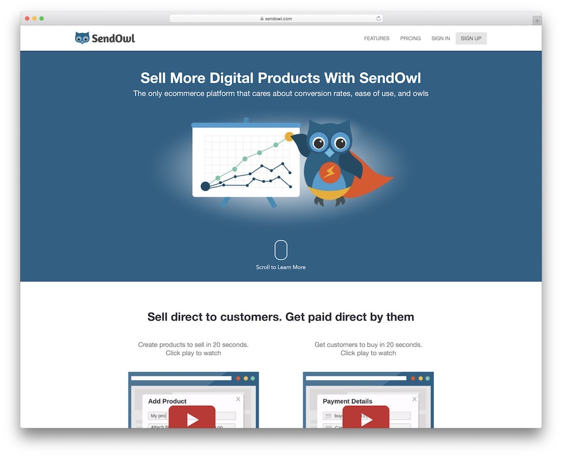 sendowl платформа для продажи цифрового продукта