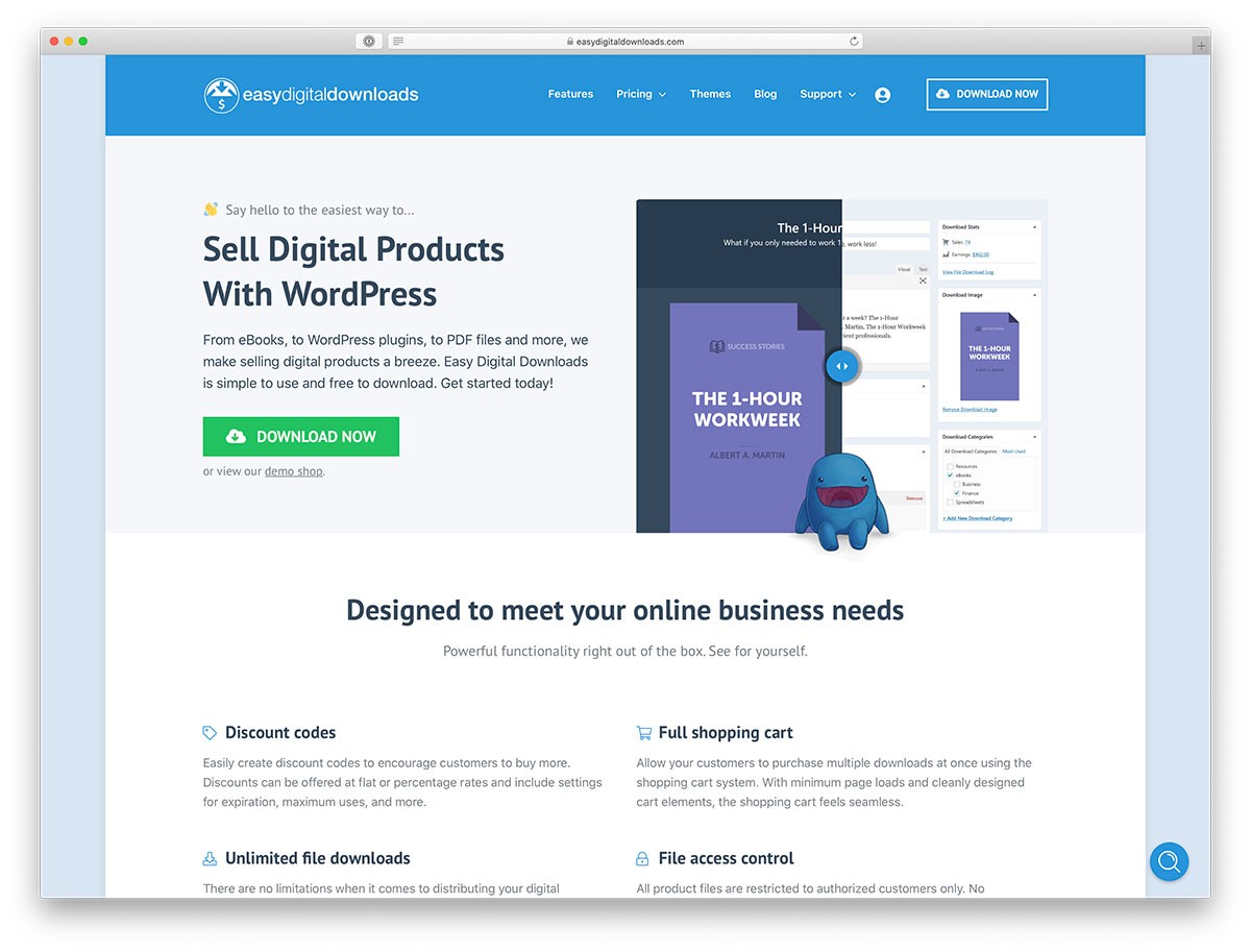 Продавайте цифровые загрузки с помощью WordPress