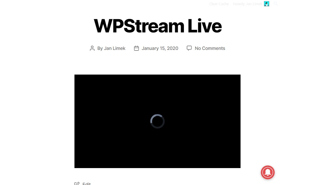 簡單的 WordPress 實時流媒體插件