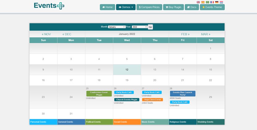 pluginul eventsplus scheduler wp