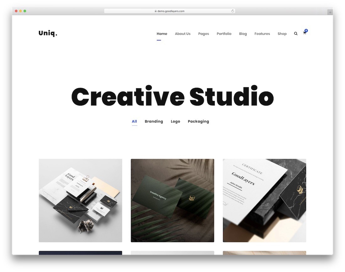 thème wordpress minimaliste unique