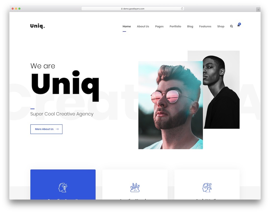 temă wordpress unică simplă