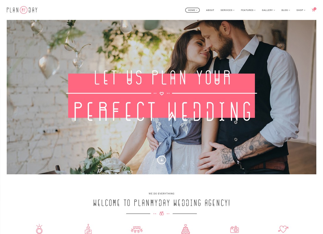 Günümü Planla | Düğün / Etkinlik Planlama Ajansı WordPress Teması
