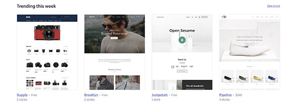 Shopify الموضوعات