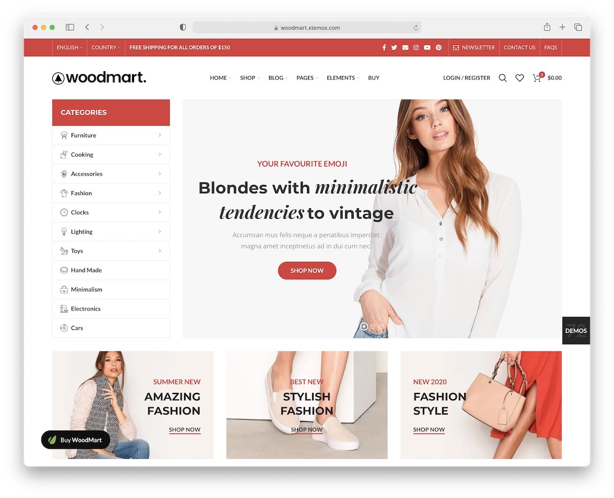 thème wordpress vêtements woodmart