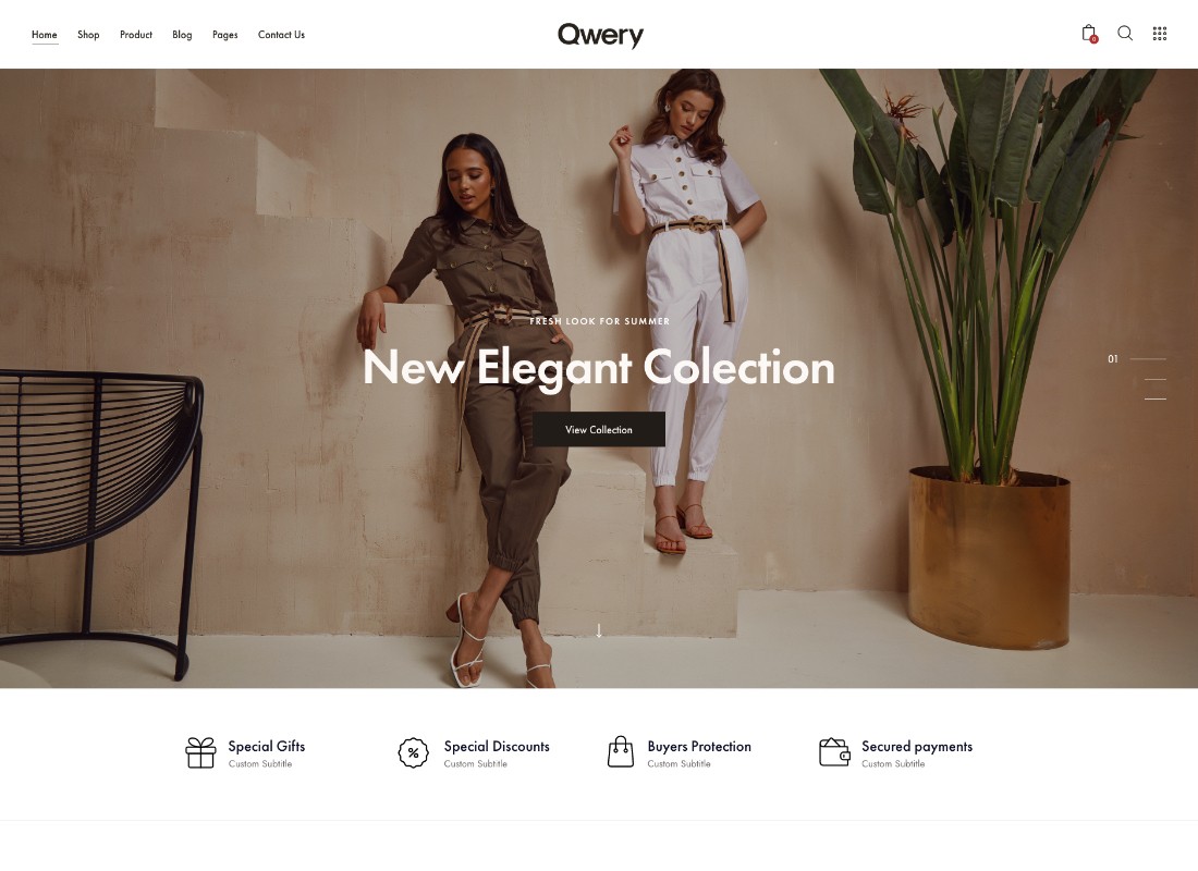 Qwery - Thème WordPress professionnel polyvalent + RTL