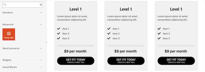 Tabella dei prezzi di SeedProd SeedProd pricing table