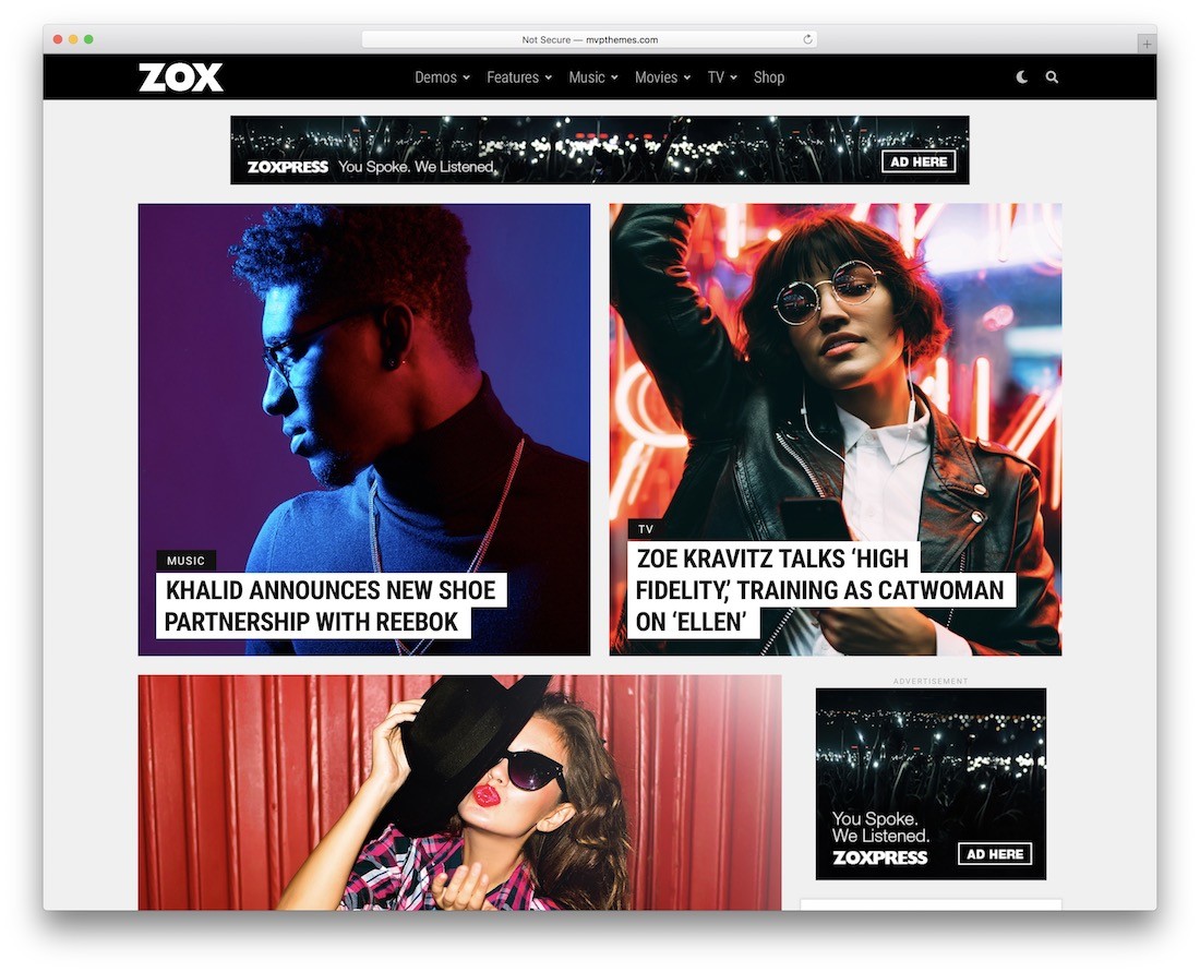 tema del blog sullo stile di vita zoxpress