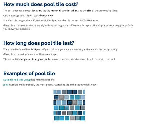 Exemple d'article de blog RiverPools